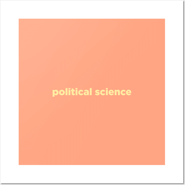Political science team Wall Art by LaVolpeDesign